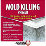 Zinsser Mold Killing Primer, White, 2/Carton (RST276049) Case of 2