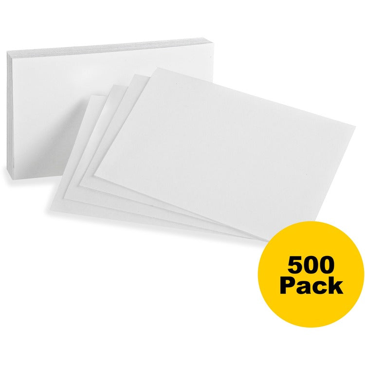 Oxford Index Cards, Blank, 3" x 5", 500/BD, White (OXF30BD) Pack of 500