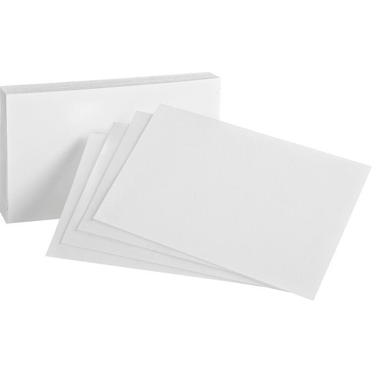 Oxford Index Cards, Blank, 4" x 6", 500/BD, White (OXF40BD) Pack of 500