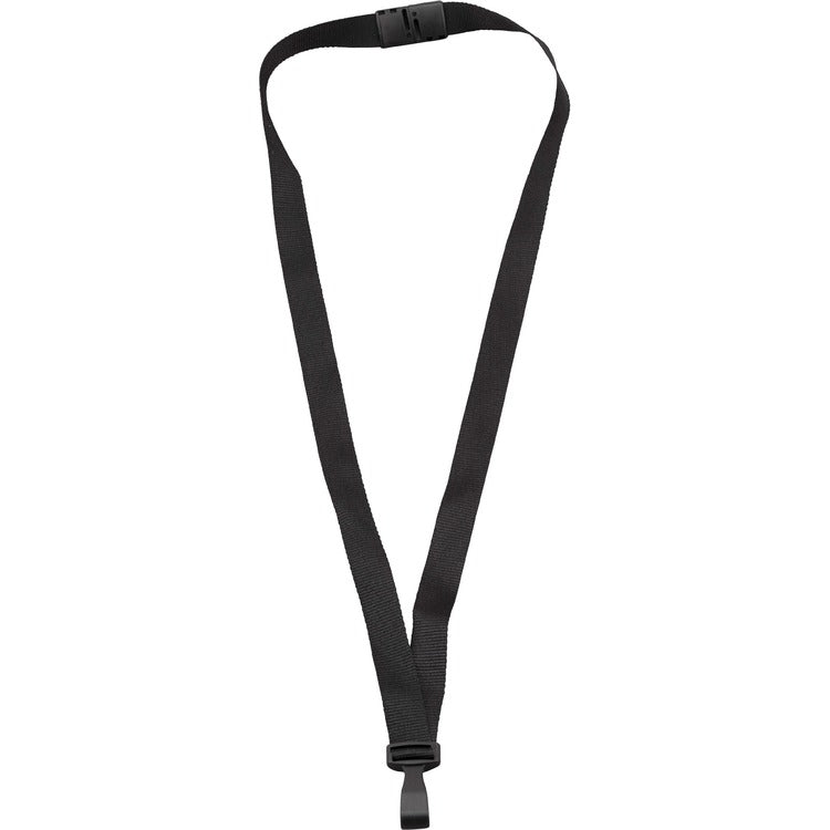 Advantus Lanyards, Breakaway with Plastic Hook, 36"L, 12/PK, Black (AVT97131) Pack of 12