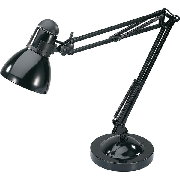 Lorell Architect Desk Lamp, LED, 10-Watt, 7-3/4" x 7-3/4"Lx32", Black (LLR99954)