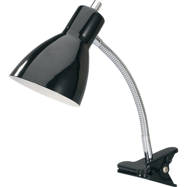 Lorell Desk Lamp, Gooseneck, LED, 10-Watt, 3"Wx4-1/2"Lx15-1/2"H, Black (LLR99963)
