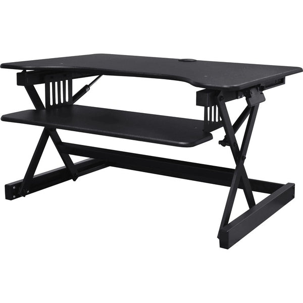 Lorell Desk Riser, Sit-Stand, 40 lb. capacity, 34-1/2" x 27" x 9", Black (LLR99983)