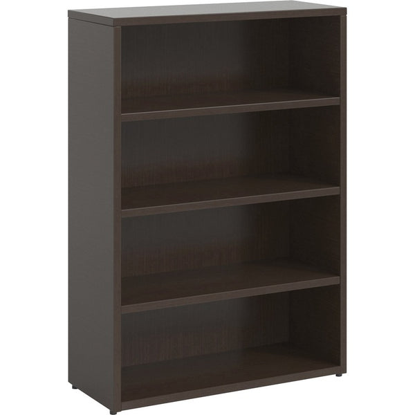 Lorell Bookcase, 4-Shelf, Prominence, 34"Wx12"Dx48"H, Espresso (LLRPBK3448ES)