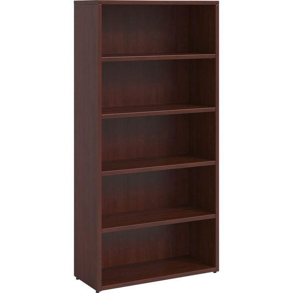 Lorell Bookcase, 5-Shelf, Prominence, 34"Wx12"Dx69"H, Mahogany (LLRPBK3469MY)