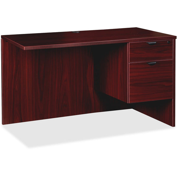 Lorell Right Return, B/F, 42"Wx24"Dx29"H, Mahogany (LLRPR2442QRMY)