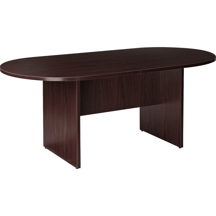 Lorell Conference Table, Racetrack Top, 72"Wx36"Dx29"H, Espresso (LLRPT7236ES)