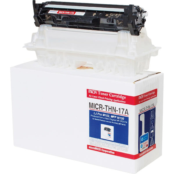 microMICR MICR Toner Cartridge, Alternative for HP 17A, Laser, Standard Yield, 1600 Pages, 1 Each (MCMMICRTHN17A)