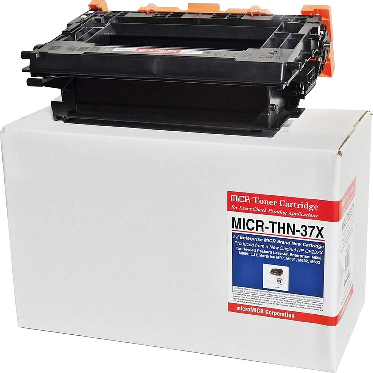 microMICR MICR Toner Cartridge, Alternative for HP CF237X, Black, Laser, Standard Yield, 25000 Pages, 1 Each (MCMMICRTHN37X)