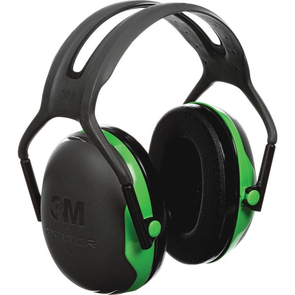 Peltor PELTOR X1 Earmuffs, 22 dB NRR, Green (MMMX1A) Each