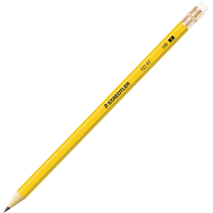 Staedtler Pre-Sharpened No.2 Pencils, 12/BX, Yellow (STD13247C12A6TH) Box of 12