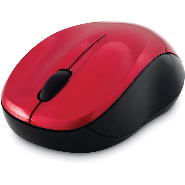 Verbatim Mouse, Blue LED, Wireless, f/PCs & Macs, Red/Black (VER99780)