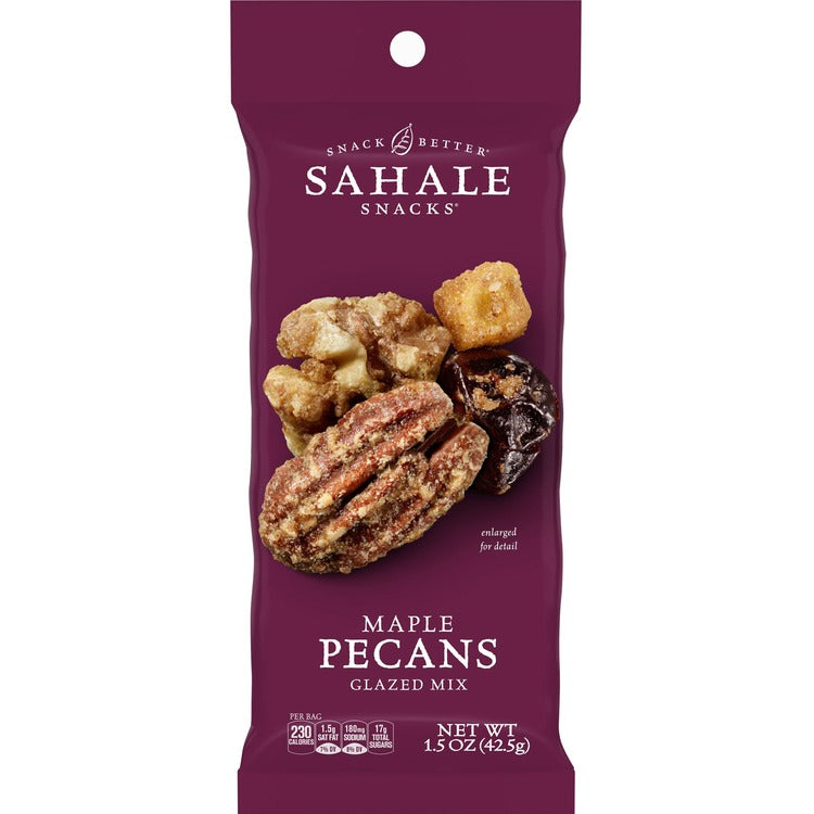 Sahale Snacks Glazed Pecans Snack Mix - Gluten-free, Individually Wrapped, Non-GMO, No Artificial Color, No Artificial Flavor, Preservative-free - Assorted - 1.50 oz - 18 / Carton (SMU900018) Case of 18