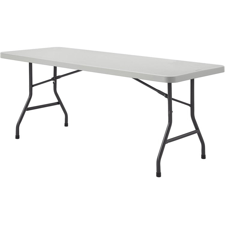 Lorell Folding Table, 1000 lb. Capacity, 72" x 30" x 29-1/4", Platinum (LLR12347)