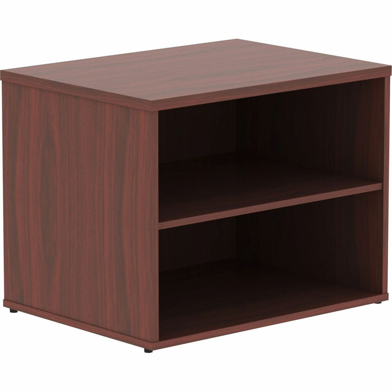 Lorell Storage Cabinet Credenza with No Door, 29-1/2" x 22" x 23-1/8", Mahogany (LLR16214) Each
