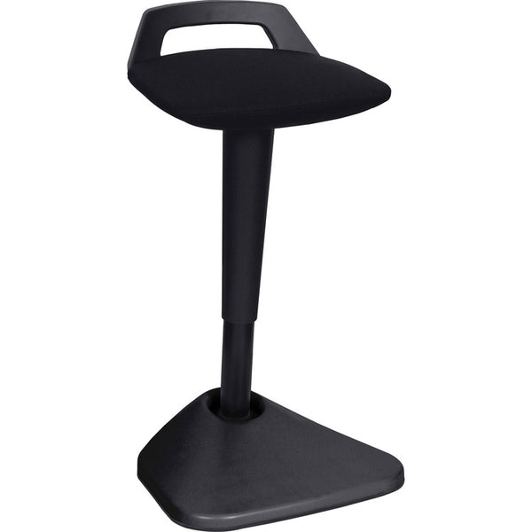 Lorell Pivot Chair, Height-Adjust, 16-1/7" x 15-3/8" x 26-3/4"-36", Black (LLR42168)