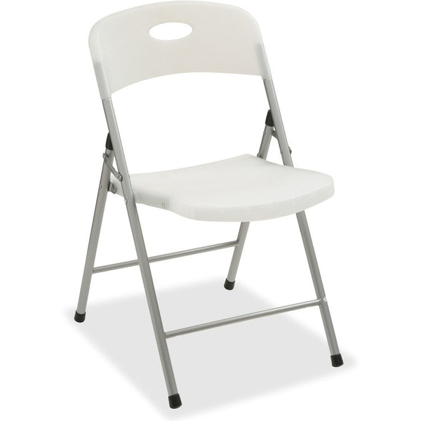 Lorell Translucent Folding Chairs, 225 lb. Cap, 19-3/4" x 18-1/4" x 31", 4//CT, Clear (LLR62530)