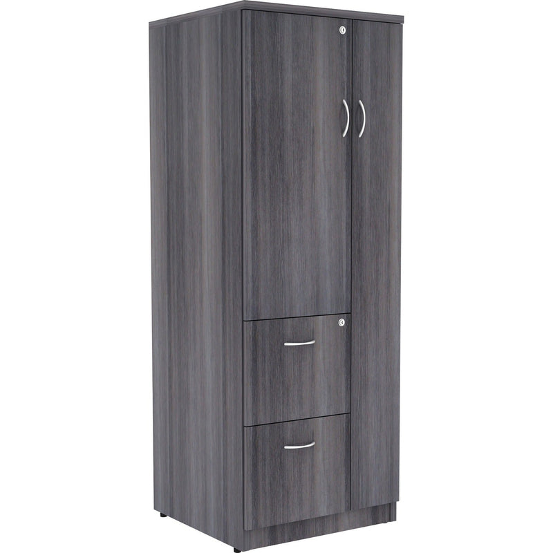 Lorell Storage Cabinet, Tall Compartment, 23-5/8" x 23-5/8" x 65-5/8", Charcoal (LLR69659) Each