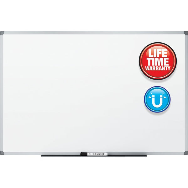 Quartet Magnetic Whiteboard, DuraMax, 48"Wx36"H, Aluminum (QRT85516)