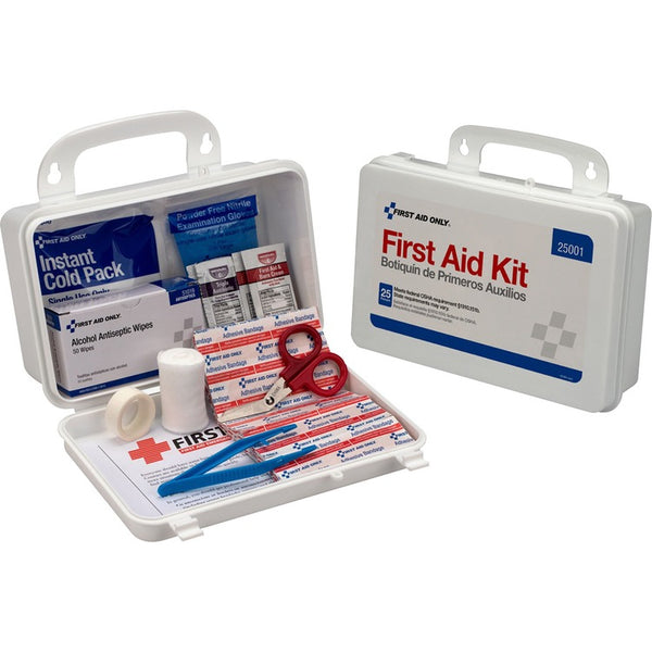 PhysiciansCare First Aid Kit for Use by Up to 25 People, 113 Pieces, Plastic Case (FAO25001) Each