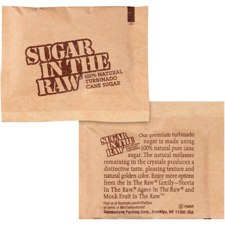 Sugar In The Raw Natural Cane Sugar - Packet - 0 lb (0.2 oz) - Cane Sugar Flavor - Natural Sweetener - 400/Carton (SMU50319CT) Case of 2