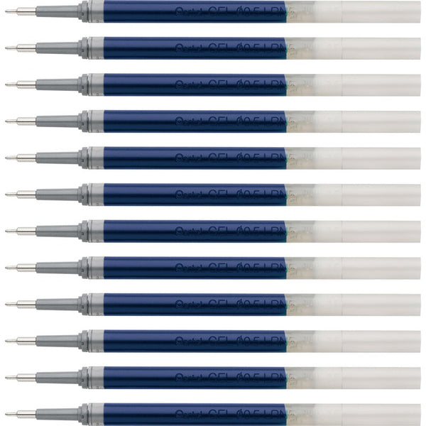 EnerGel Gel Pen Refills for EnerGel, 0.5mm, Needle Tip, 12/BX, Blue Ink (PENLRN5CBX) Box of 12
