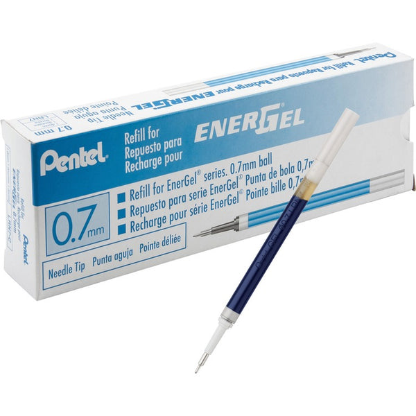 EnerGel Gel Pen Refills for EnerGel, 0.7mm, Needle Tip, 12/BX, BE Ink (PENLRN7CBX) Box of 12
