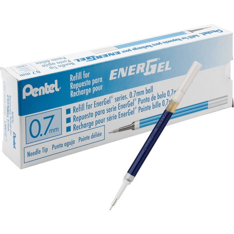 EnerGel Gel Pen Refills for EnerGel, 0.7mm, Needle Tip, 12/BX, BE Ink (PENLRN7CBX) Box of 12