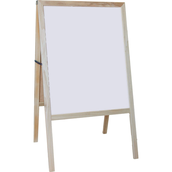 Flipside Signage Easel, Dry-Erase/Chalkboard, 24"Wx42"H, Multi (FLP31200) Each