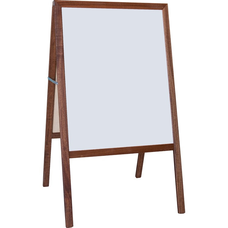 Flipside Signage Easel, Dry-Erase/Chalkboard, 24"Wx42"H, Multi (FLP31210) Each