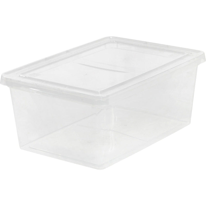 IRIS Storage Box, Snap-Tight Lid, 17-Quart, Clear (IRS200410) Each