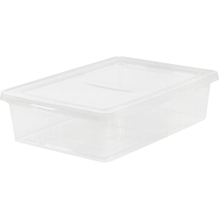 IRIS Underbed Storage Box, Snap-Tight Lid, 28-Quart, Clear (IRS200420) Each