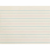 Zaner-Bloser Broken Midline Ruled Paper, 30 lb Basis Weight, 8" x 10 1/2", White Paper, 1 Ream (PACZP2610) 1 Ream