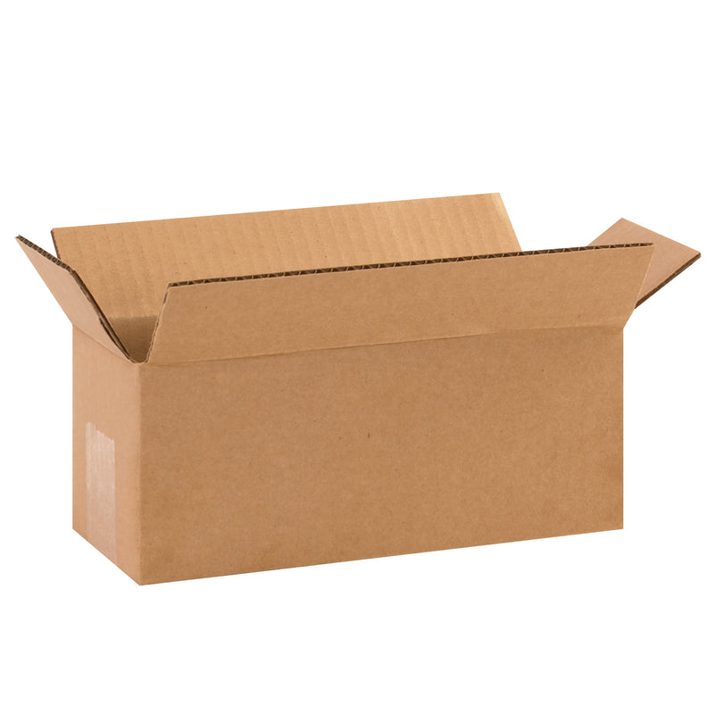 10 x 4 x 4" Long Corrugated Boxes, Bundle Of 25 Bundle Of 25