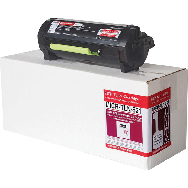 microMICR TLN-621 MICR Toner Cartridge, Alternative for Lexmark, Black, Laser, 20000 Pages, 1 Each (MCMMICRTLN621) Each