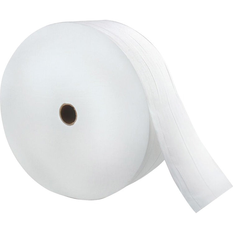 LoCor Jumbo Bath Tissue, 2-Ply, White, 3.3 x 1,200 ft, 12/Carton (SOL26822) Case of 12
