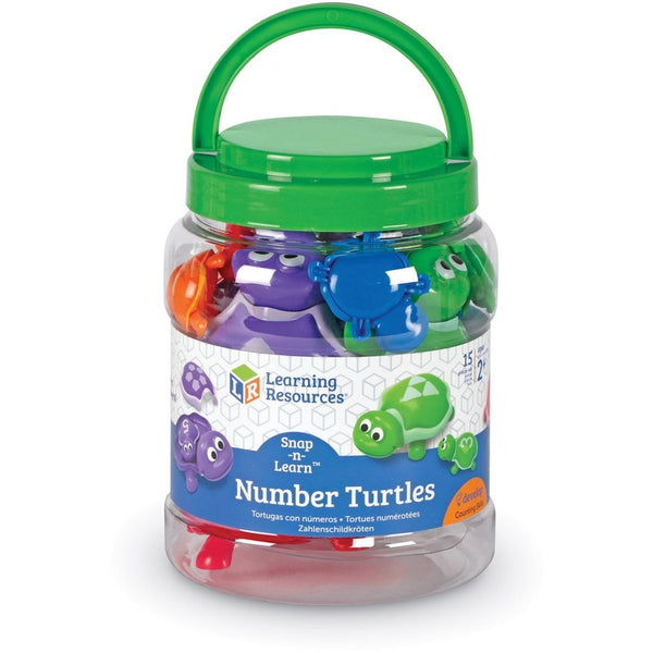 Learning Resources Number Turtles, 5-1/2"Wx5-1/2"Lx7-2/5"H, Multi (LRNLER6706) Each