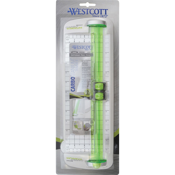 CarboTitanium Personal Trimmer, 10 Sheets, 12" Cut Length, Plastic Base, 6.88 x 12 (ACM16682) Each