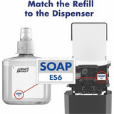 PURELL ES6 CRT HEALTHY SOAP Naturally Clean Foam, Naturally Clean Scent, 1.27 quart, 2/Carton (GOJ647102) Case of 2