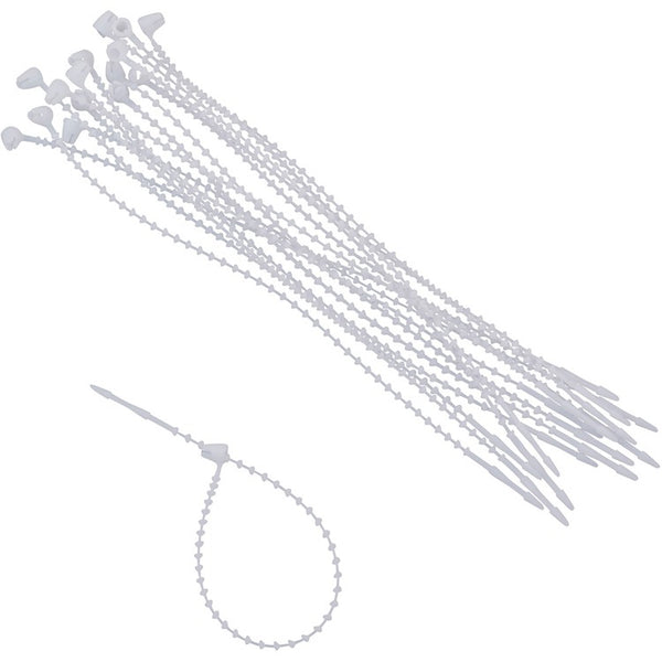 Advantus Cable Tie, Permanent, 1/10"Wx1/4"Lx5-3/4"H, 250/PK, White