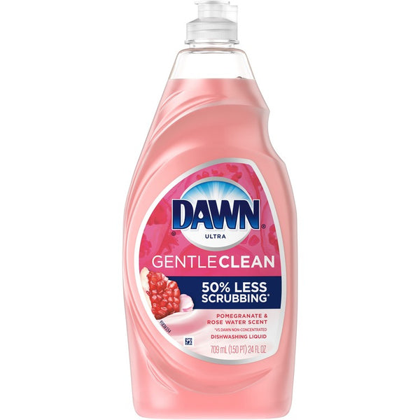 Dawn Ultra Dishwashing Liquid, Gentle Clean, Pomegranate Splash Scent, 24 oz. Bottle, 10/Case (PGC74093)