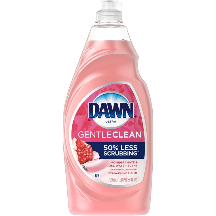 Dawn Ultra Dishwashing Liquid, Gentle Clean, Pomegranate Splash Scent, 24 oz. Bottle, 10/Case (PGC74093)