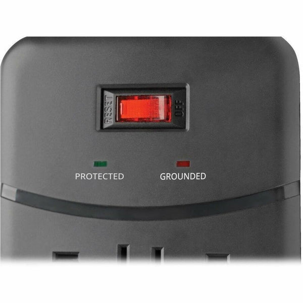 Tripp Lite series Protect It! TLP128TTUSBB 12-Outlet Surge Suppressor/Protector, 12 x NEMA 5-15R, 2 x USB, 1800 VA, 4320 J, 120 V AC Input, Phone/Fax/Modem/DSL, Coaxial Cable Line, 8 ft (TRPTLP128TTUSBB) Each