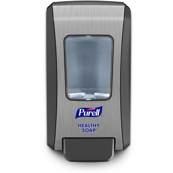 PURELL&reg; FMX-20 Soap Push-Style Dispenser, 2000 mL, 4.68" x 6.6" x 11.66", Graphite, 6/Carton (GOJ523406) Each