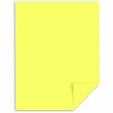 Exact Vellum Bristol Paper, Yellow, 92 Brightness, Letter, 8 1/2" x 11", 67 lb Basis Weight (WAU82331) 1 Pack
