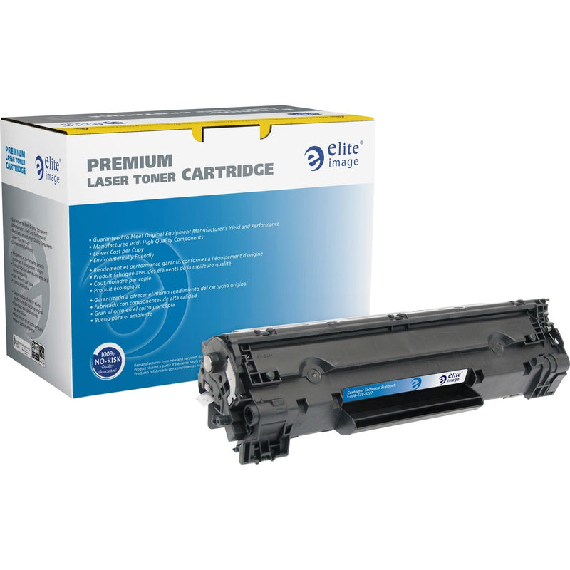 Elite Image Remanufactured MICR Toner Cartridge, Alternative for HP 83X, Black, Laser, High Yield, 22000 Pages, 1 Each (ELI76262) Each