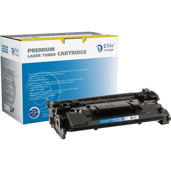 Elite Image Remanufactured Toner Cartridge, Alternative for HP 87A, Black, Laser, 9000 Pages, 1 Each (ELI76263) Each