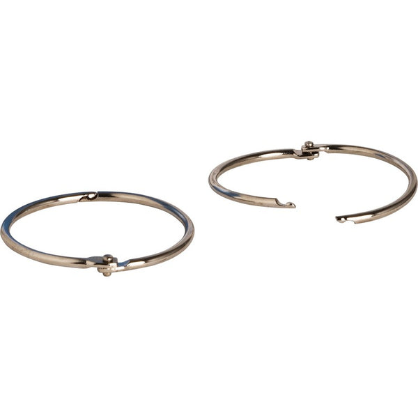 Business Source Book Rings, 2" Diameter, 50/BX, Silver (BSN01439) Box of 50
