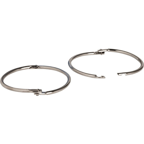 Business Source Book Rings, 3" Diameter, 10/BX, Silver (BSN01441) Box of 10