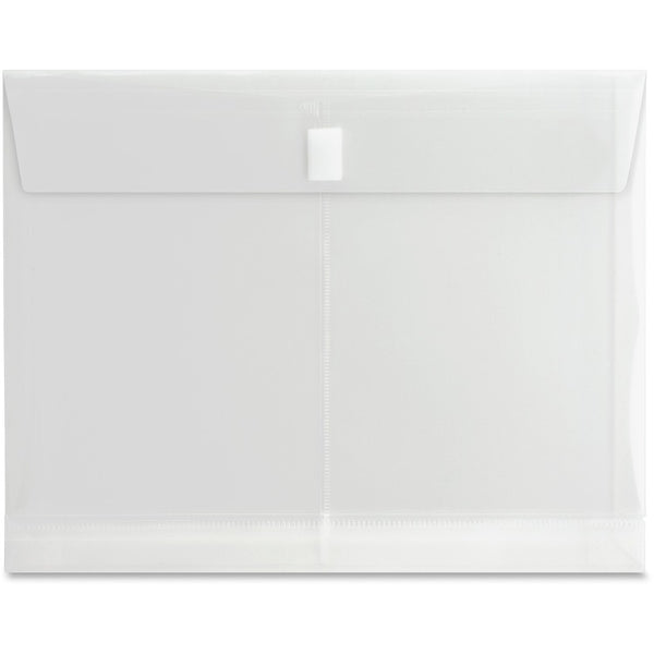 Business Source Poly Envelopes, Side Open, Letter, Clear (BSN02017) Each